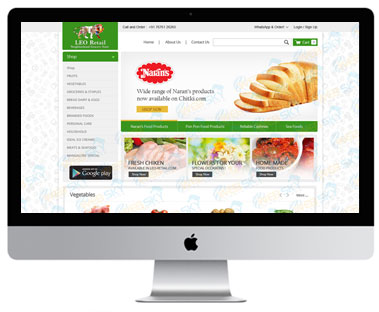 Leo Retail Website Ecommerce Development.